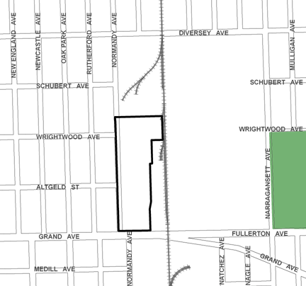 Fullerton/Normandy TIF Map